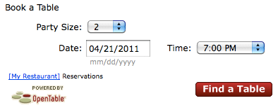 sample ism standard widget